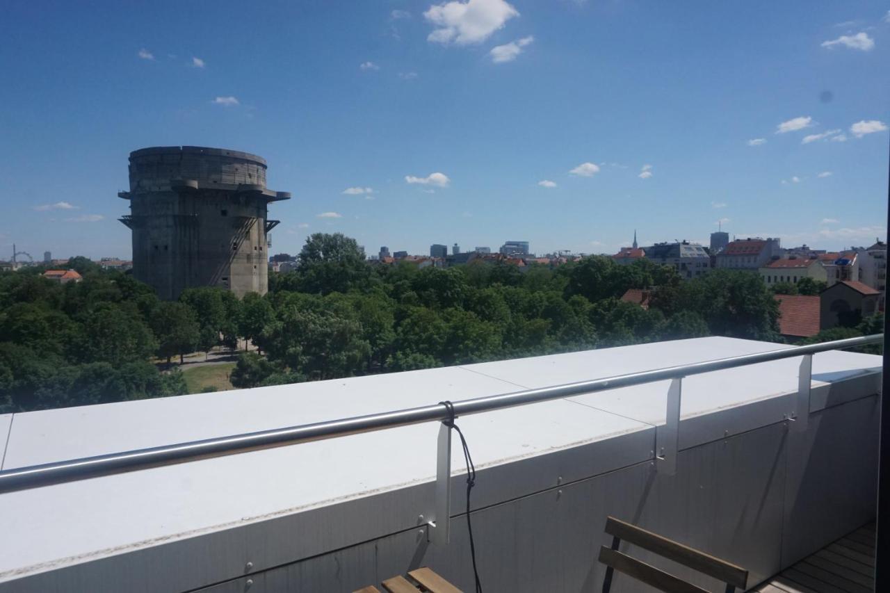 Augartenblick Penthaus 14 - Blick Zum Riesenrad เวียนนา ภายนอก รูปภาพ
